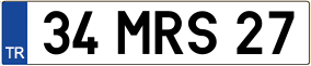 Truck License Plate